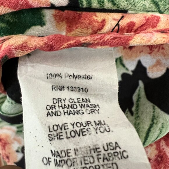 Show Me Your Mumu Rane Romper Flower Puff Sleeves SZ Medium - Picture 7 of 7